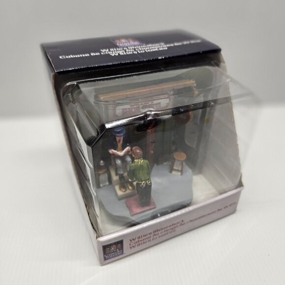 NOS Lemax Carole Towne Willies Shineshack Shoe Shine Christmas Village 83698 - Picture 5 of 8